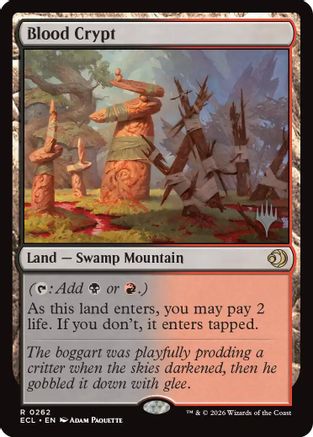 Blood Crypt  [Foil]  (PPECL-262) - [Promo Pack: Lorwyn Eclipsed] - Trinity Hobby