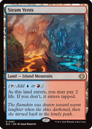 Steam Vents  [Foil]  (PPECL-267) - [Promo Pack: Lorwyn Eclipsed] - Trinity Hobby