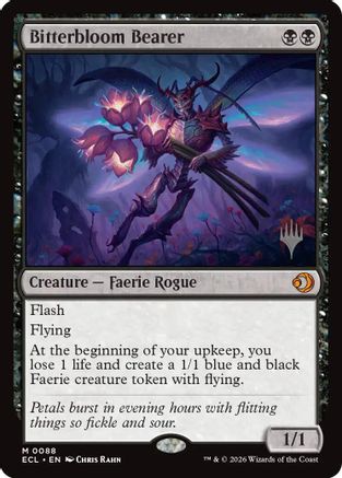 Bitterbloom Bearer  [Foil]  (PPECL-088) - [Promo Pack: Lorwyn Eclipsed] - Trinity Hobby