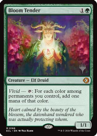Bloom Tender  [Foil]  (PPECL-166) - [Promo Pack: Lorwyn Eclipsed] - Trinity Hobby