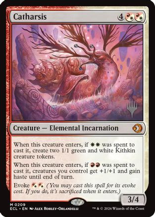 Catharsis  [Foil]  (PPECL-209) - [Promo Pack: Lorwyn Eclipsed] - Trinity Hobby