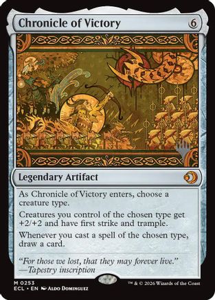 Chronicle of Victory  [Foil]  (PPECL-253) - [Promo Pack: Lorwyn Eclipsed] - Trinity Hobby