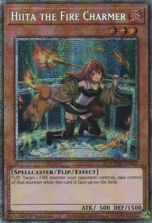 Hiita the Fire Charmer (Starlight Rare) [CH02-EN002] - THE CHRONICLES DECK: Spirit Charmers (All-Foil Edition) 1st Edition - Starlight Rare - Trinity Hobby