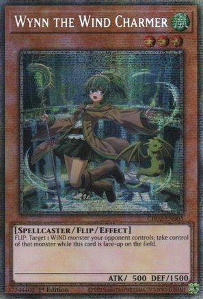 Wynn the Wind Charmer (Starlight Rare) [CH02-EN003] - THE CHRONICLES DECK: Spirit Charmers (All-Foil Edition) 1st Edition - Starlight Rare - Trinity Hobby