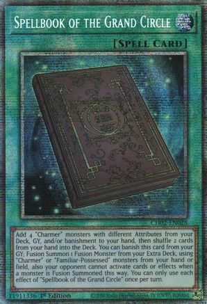 Spellbook of the Grand Circle (Starlight Rare) [CH02-EN028] - THE CHRONICLES DECK: Spirit Charmers (All-Foil Edition) 1st Edition - Starlight Rare - Trinity Hobby