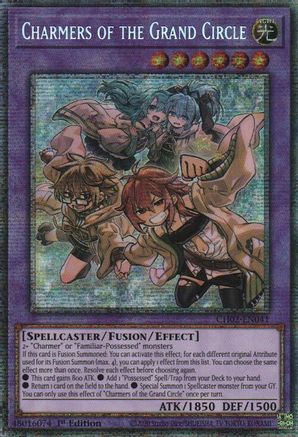 Charmers of the Grand Circle (Starlight Rare) [CH02-EN041] - THE CHRONICLES DECK: Spirit Charmers (All-Foil Edition) 1st Edition - Starlight Rare - Trinity Hobby