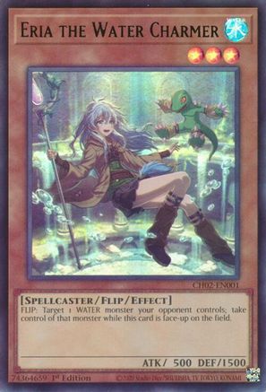 Eria the Water Charmer (Ultra Rare) [CH02-EN001] - THE CHRONICLES DECK: Spirit Charmers (All-Foil Edition) 1st Edition - Ultra Rare - Trinity Hobby