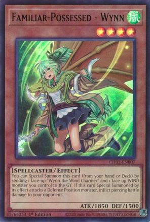 Familiar-Possessed - Wynn [CH02-EN007] - THE CHRONICLES DECK: Spirit Charmers (All-Foil Edition) 1st Edition - Ultra Rare - Trinity Hobby