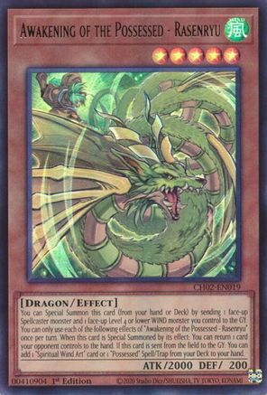 Awakening of the Possessed - Rasenryu [CH02-EN019] - THE CHRONICLES DECK: Spirit Charmers (All-Foil Edition) 1st Edition - Ultra Rare - Trinity Hobby