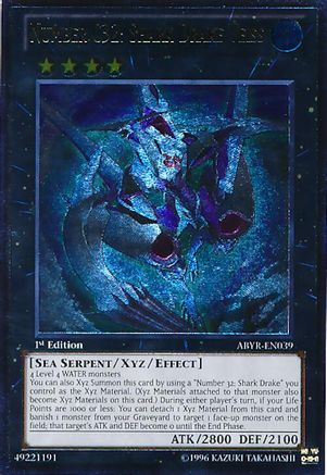 Number C32: Shark Drake Veiss (UTR) [ABYR-EN039] Ultimate Rare - Trinity Hobby
