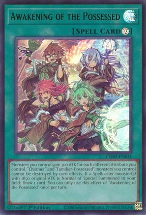 Awakening of the Possessed [CH02-EN031] - THE CHRONICLES DECK: Spirit Charmers (All-Foil Edition) 1st Edition - Ultra Rare - Trinity Hobby