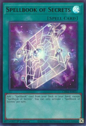Spellbook of Secrets [CH02-EN032] - THE CHRONICLES DECK: Spirit Charmers (All-Foil Edition) 1st Edition - Ultra Rare - Trinity Hobby