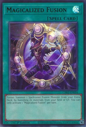 Magicalized Fusion [CH02-EN034] - THE CHRONICLES DECK: Spirit Charmers (All-Foil Edition) 1st Edition - Ultra Rare - Trinity Hobby