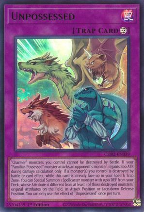 Unpossessed [CH02-EN039] - THE CHRONICLES DECK: Spirit Charmers (All-Foil Edition) 1st Edition - Ultra Rare - Trinity Hobby