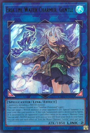 Eria the Water Charmer, Gentle [CH02-EN042] - THE CHRONICLES DECK: Spirit Charmers (All-Foil Edition) 1st Edition - Ultra Rare - Trinity Hobby