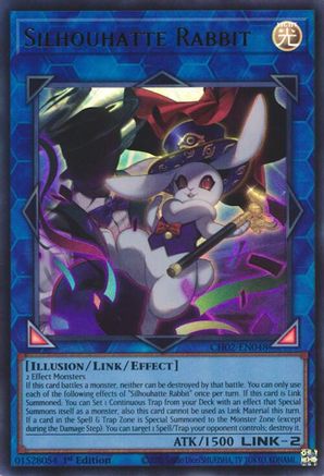 Silhouhatte Rabbit [CH02-EN048] - THE CHRONICLES DECK: Spirit Charmers (All-Foil Edition) 1st Edition - Ultra Rare - Trinity Hobby