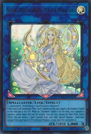 Selene, Queen of the Master Magicians [CH02-EN049] - THE CHRONICLES DECK: Spirit Charmers (All-Foil Edition) 1st Edition - Ultra Rare - Trinity Hobby