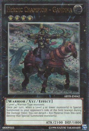 Heroic Champion - Gandiva (UTR) [ABYR-EN042] Ultimate Rare - Trinity Hobby