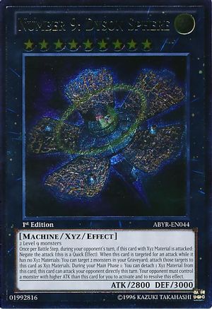 Number 9: Dyson Sphere (UTR) [ABYR-EN044] Ultimate Rare - Trinity Hobby