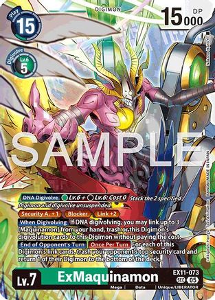 ExMaquinamon (EX11-073) - [Dawn of Liberator] Foil - Trinity Hobby