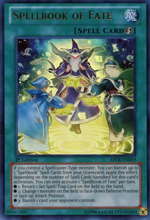 Spellbook of Fate [ABYR-EN059] Ultra Rare - Trinity Hobby
