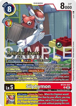 Silphymon (BT24-037) - [Time Stranger Release Event Cards]