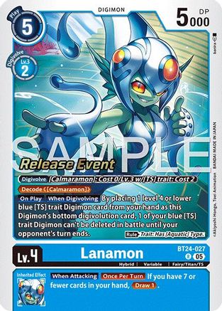 Lanamon (BT24-027) - [Time Stranger Release Event Cards] Foil