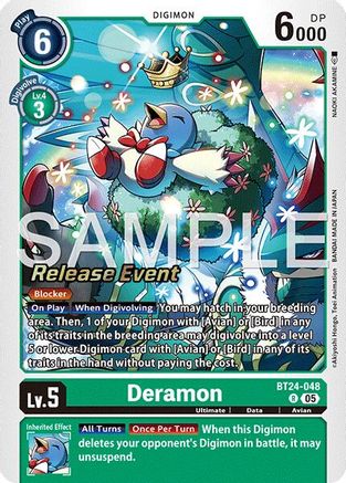 Deramon (BT24-048) - [Time Stranger Release Event Cards] Foil
