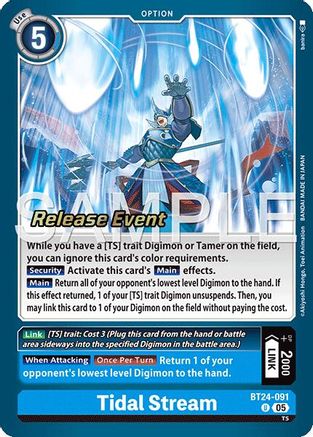 Tidal Stream (BT24-091) - [Time Stranger Release Event Cards] Foil