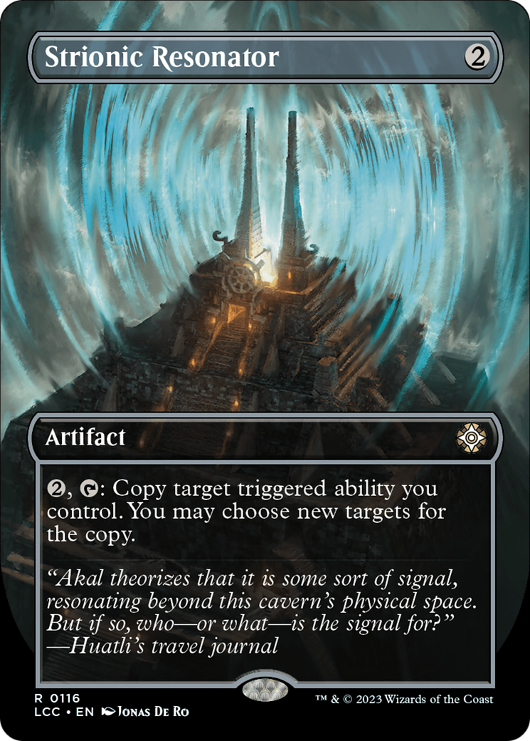 Strionic Resonator (Borderless) [The Lost Caverns of Ixalan Commander] - Trinity Hobby