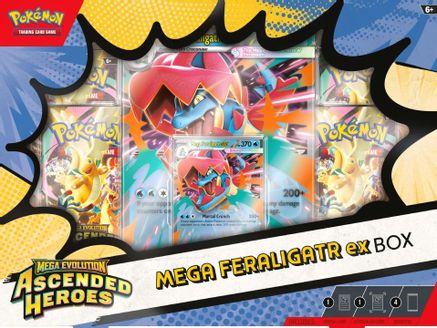 Ascended Heroes Mega Feraligatr ex Box - Trinity Hobby
