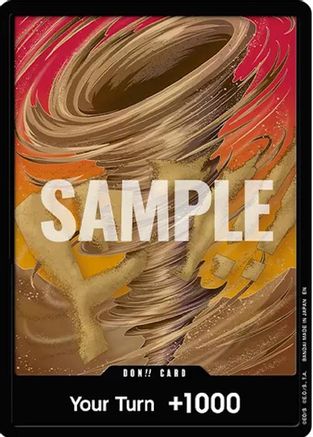 DON!! Card (Crocodile) (Double Pack Set Vol. 9) - [The Azure Sea's Seven] Foil - Trinity Hobby