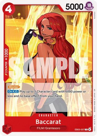 Baccarat (EB03-007) - [Extra Booster: One Piece Heroines Edition] - Trinity Hobby