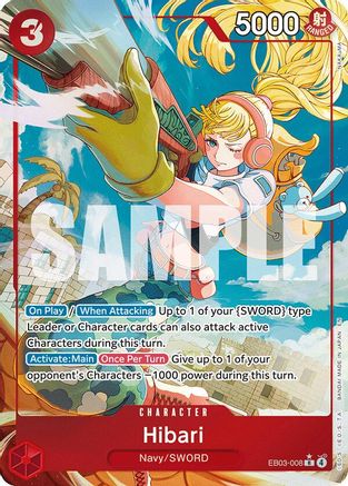 Hibari (Alternate Art) (EB03-008) - [Extra Booster: One Piece Heroines Edition] Foil - Trinity Hobby