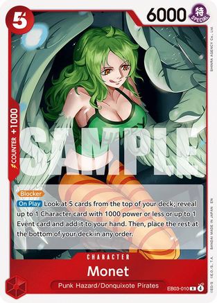 Monet (EB03-010) - [Extra Booster: One Piece Heroines Edition] Foil - Trinity Hobby