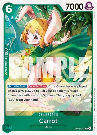 Carrot (EB03-013) - [Extra Booster: One Piece Heroines Edition] Foil - Trinity Hobby