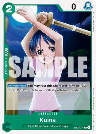 Kuina (EB03-014) - [Extra Booster: One Piece Heroines Edition] - Trinity Hobby