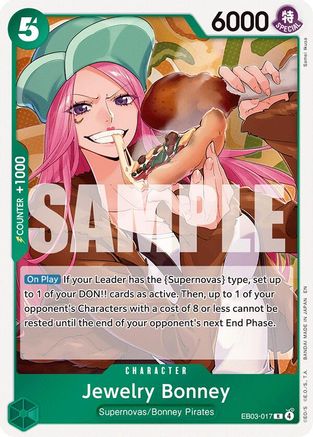 Jewelry Bonney (EB03-017) - [Extra Booster: One Piece Heroines Edition] Foil - Trinity Hobby