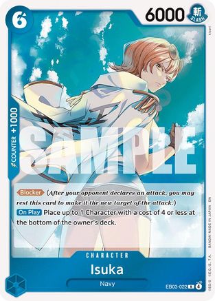 Isuka (EB03-022) - [Extra Booster: One Piece Heroines Edition] Foil - Trinity Hobby