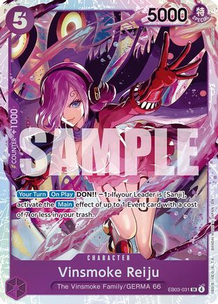 Vinsmoke (EB03-031) - [Extra Booster: One Piece Heroines Edition] Foil - Trinity Hobby