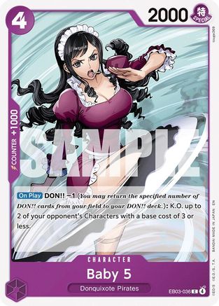 Baby 5 (EB03-036) - [Extra Booster: One Piece Heroines Edition] - Trinity Hobby