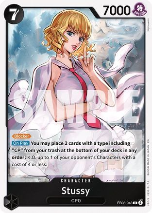 Stussy (EB03-043) - [Extra Booster: One Piece Heroines Edition] Foil - Trinity Hobby