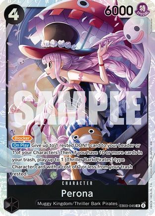Perona (EB03-045) - [Extra Booster: One Piece Heroines Edition] Foil - Trinity Hobby