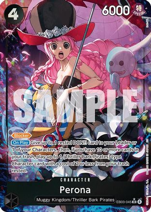 Perona (Alternate Art) (EB03-045) - [Extra Booster: One Piece Heroines Edition] Foil - Trinity Hobby