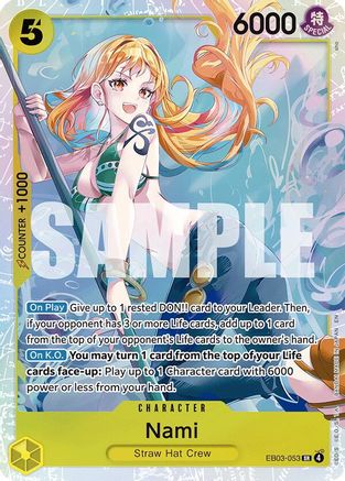 Nami (053) (EB03-053) - [Extra Booster: One Piece Heroines Edition] Foil - Trinity Hobby