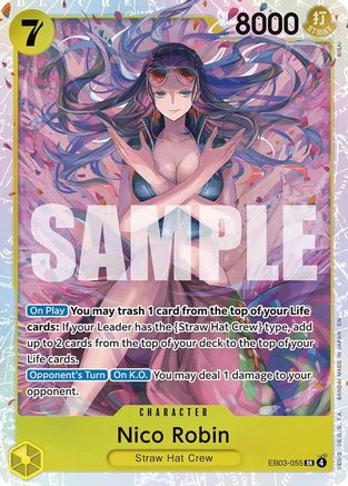 Nico Robin (055) (EB03-055) - [Extra Booster: One Piece Heroines Edition] Foil - Trinity Hobby