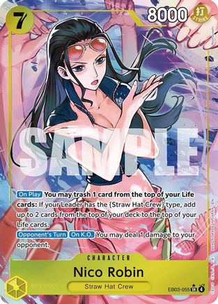 Nico Robin (055) (Alternate Art) (EB03-055) - [Extra Booster: One Piece Heroines Edition] Foil - Trinity Hobby