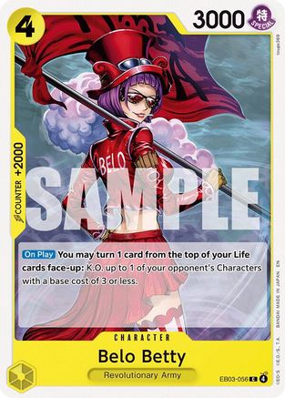 Belo Betty (EB03-056) - [Extra Booster: One Piece Heroines Edition] - Trinity Hobby
