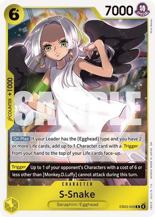 S-Snake (EB03-059) - [Extra Booster: One Piece Heroines Edition] Foil - Trinity Hobby