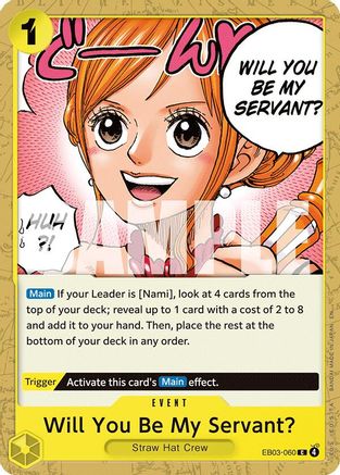 Will You Be My Servant? (EB03-060) - [Extra Booster: One Piece Heroines Edition] - Trinity Hobby